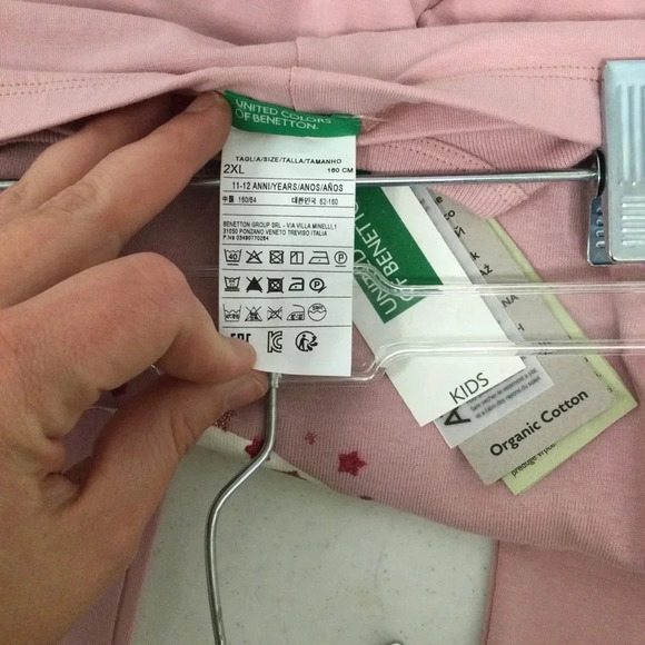 NWT United Colors of Benetton 2 pc Matching Set 2XL - Picture 7 of 7